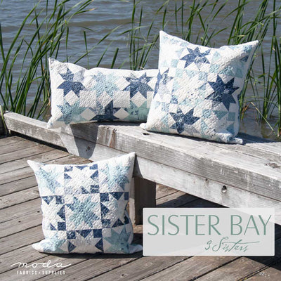 Sister Bay Meridian Stars Pillow Pattern by 3 Sisters