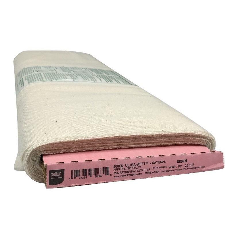 Pellon Ultra-Weft Fusible Insertion Interfacing-Natural 20X10yd