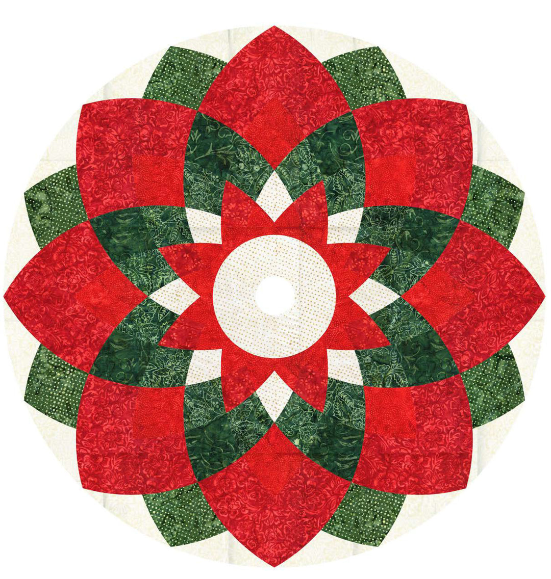 Timeless Treasure Tonga Merry Tree Skirt