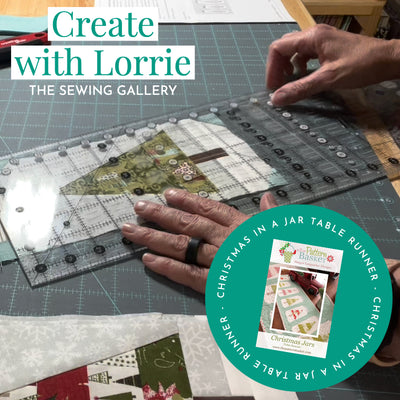 Create with Lorrie: Christmas In A Jar Table Runner
