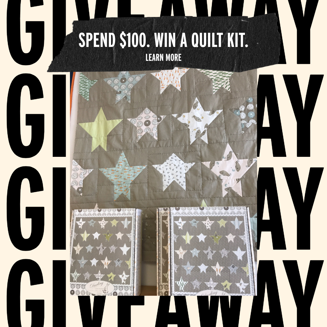 February Giveaway: Spend $100, Get Entered to Win a Quilt Kit
