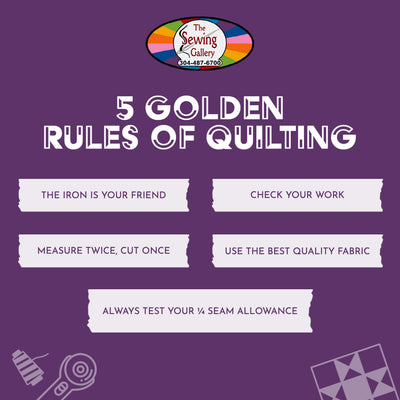 5 Golden Rules of Quilting