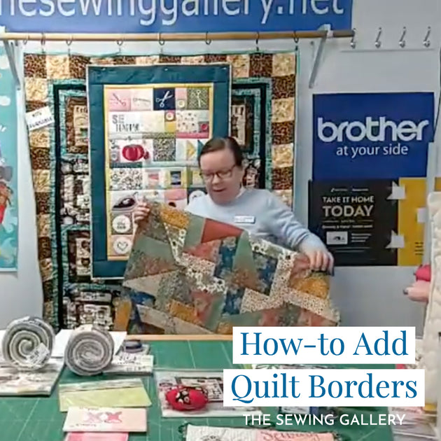 Howto Add Quilt Borders The Sewing Gallery