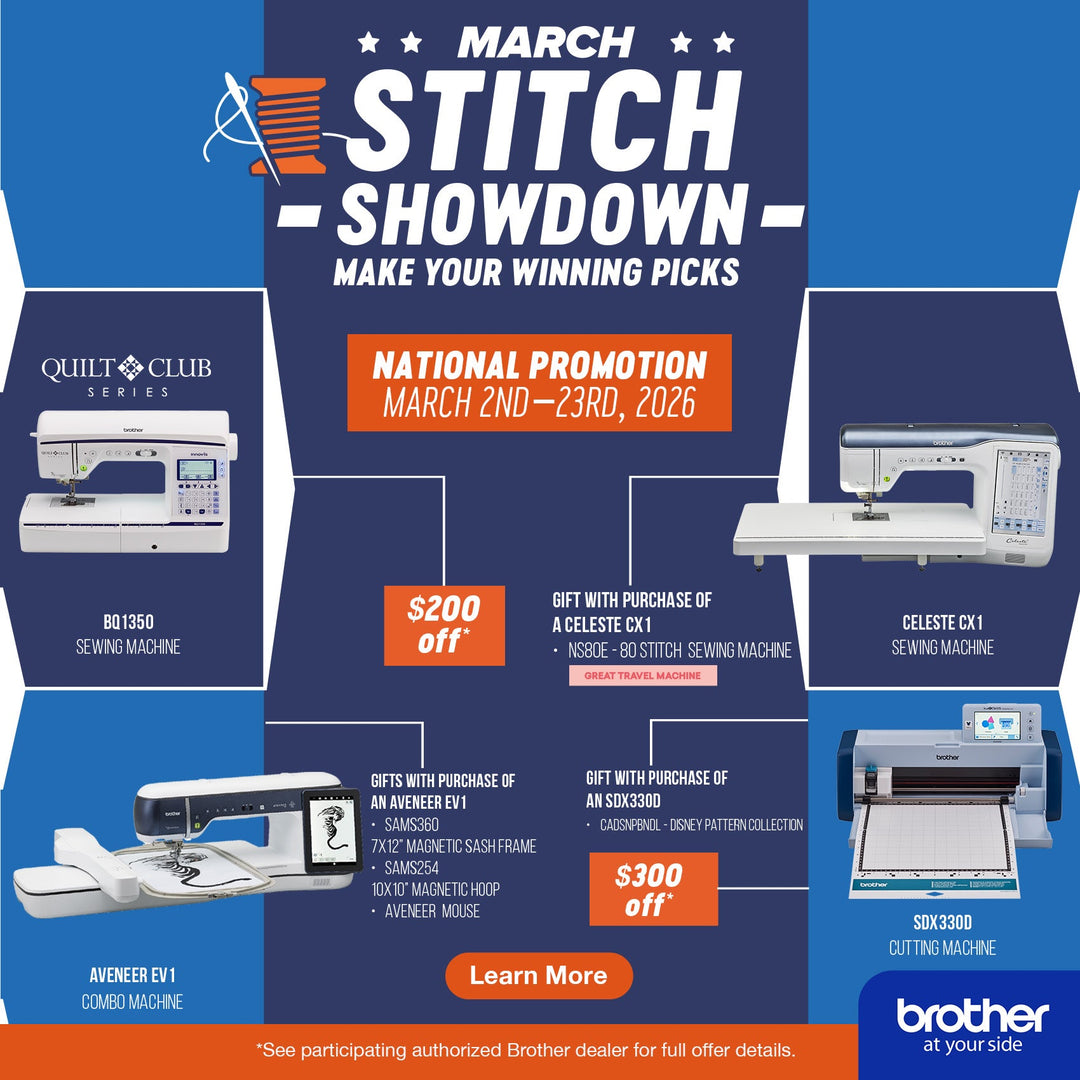 March Stitch Showdown: Savings, Free Gifts, and Winning Picks at The Sewing Gallery