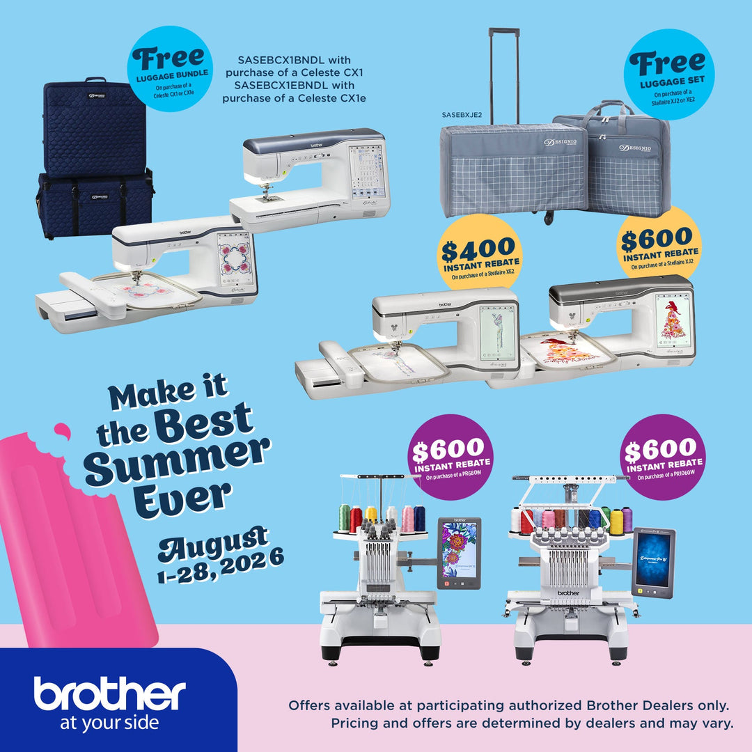 Save Up to $600 & Score Free Gifts — Brother's August Instant Rebate Promotion