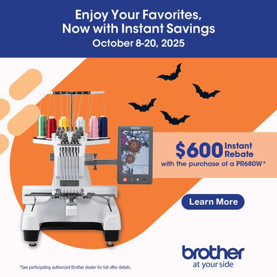 Brother PR680W Instant Rebate — October 8–20, 2025