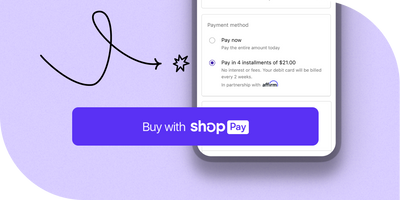 Buy Now, Pay Later: Introducing Shop Pay Installments