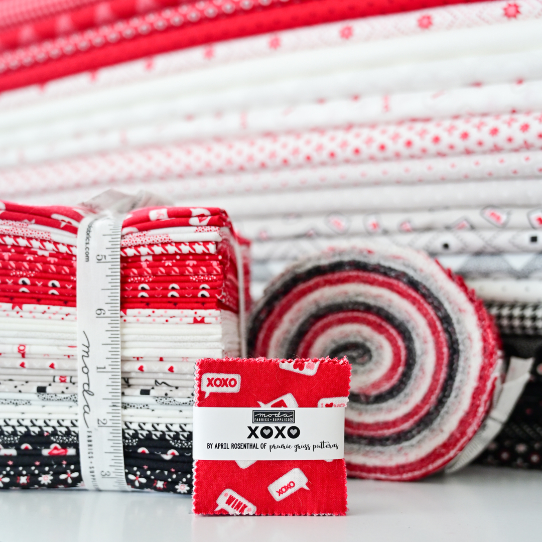 XOXO by April Rosenthal of Prairie Grass Patterns