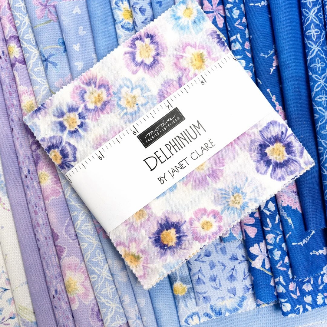 Delphinium by Janet Clare for Moda Fabrics