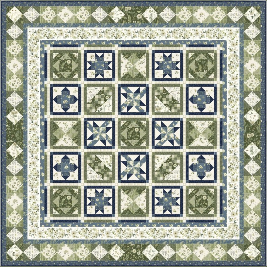 Green Fields by Lisa Audit for Wilmington Prints