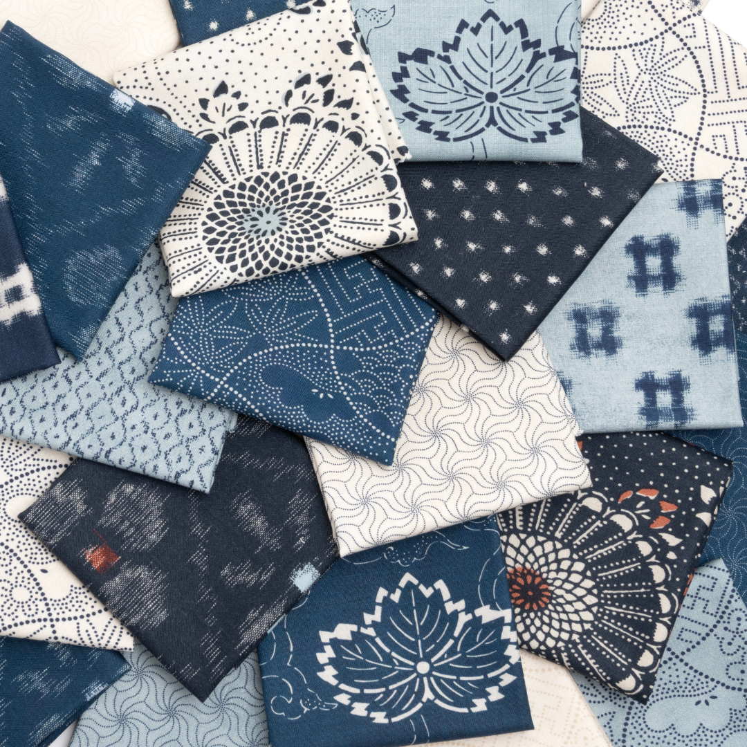 Indigo Blooming by Debbie Maddy for Moda Fabrics