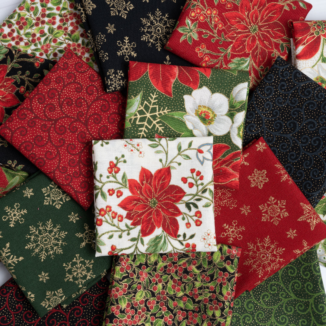 Merry Manor Metallic from Moda Fabrics