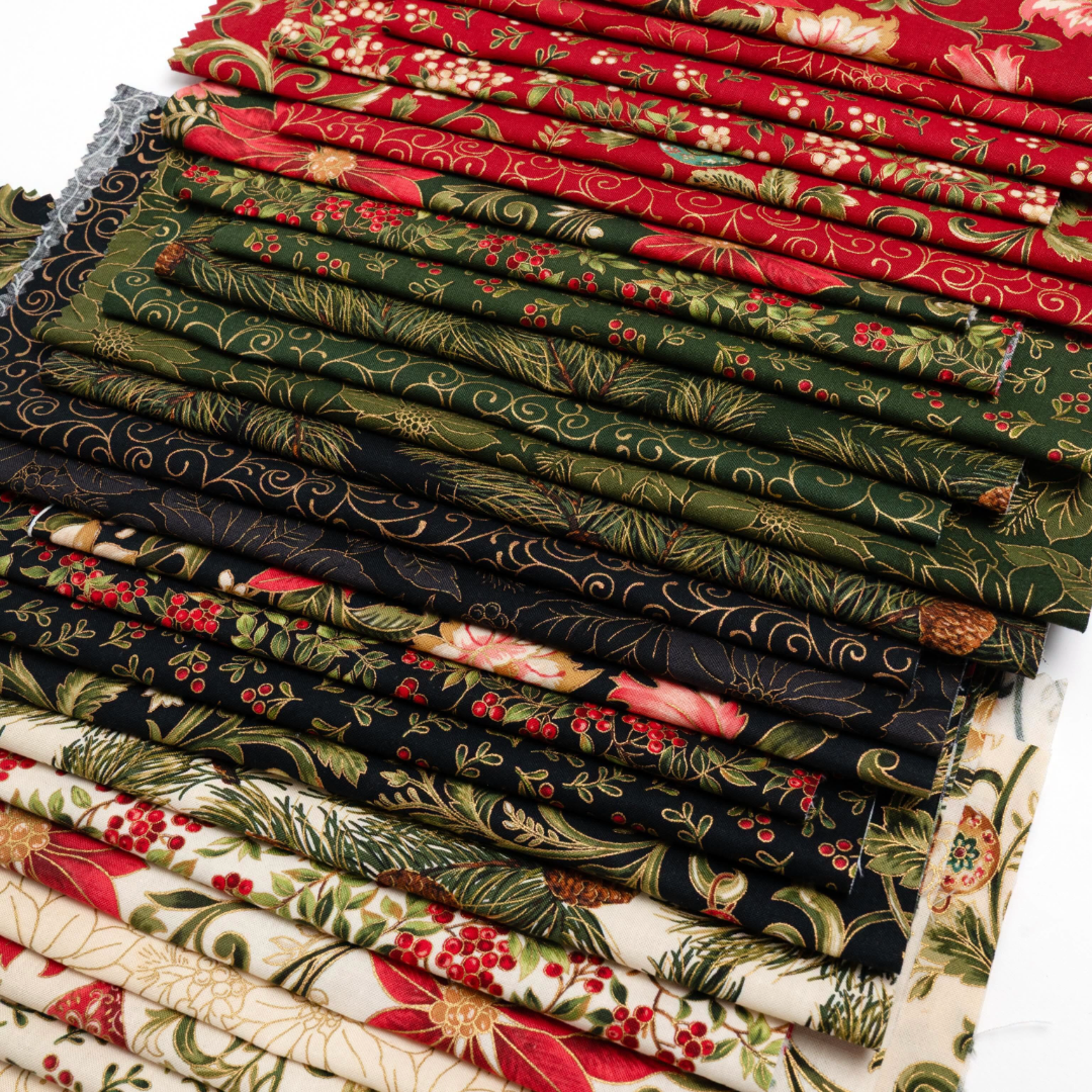 Merry Manor Metallic by Moda Fabrics