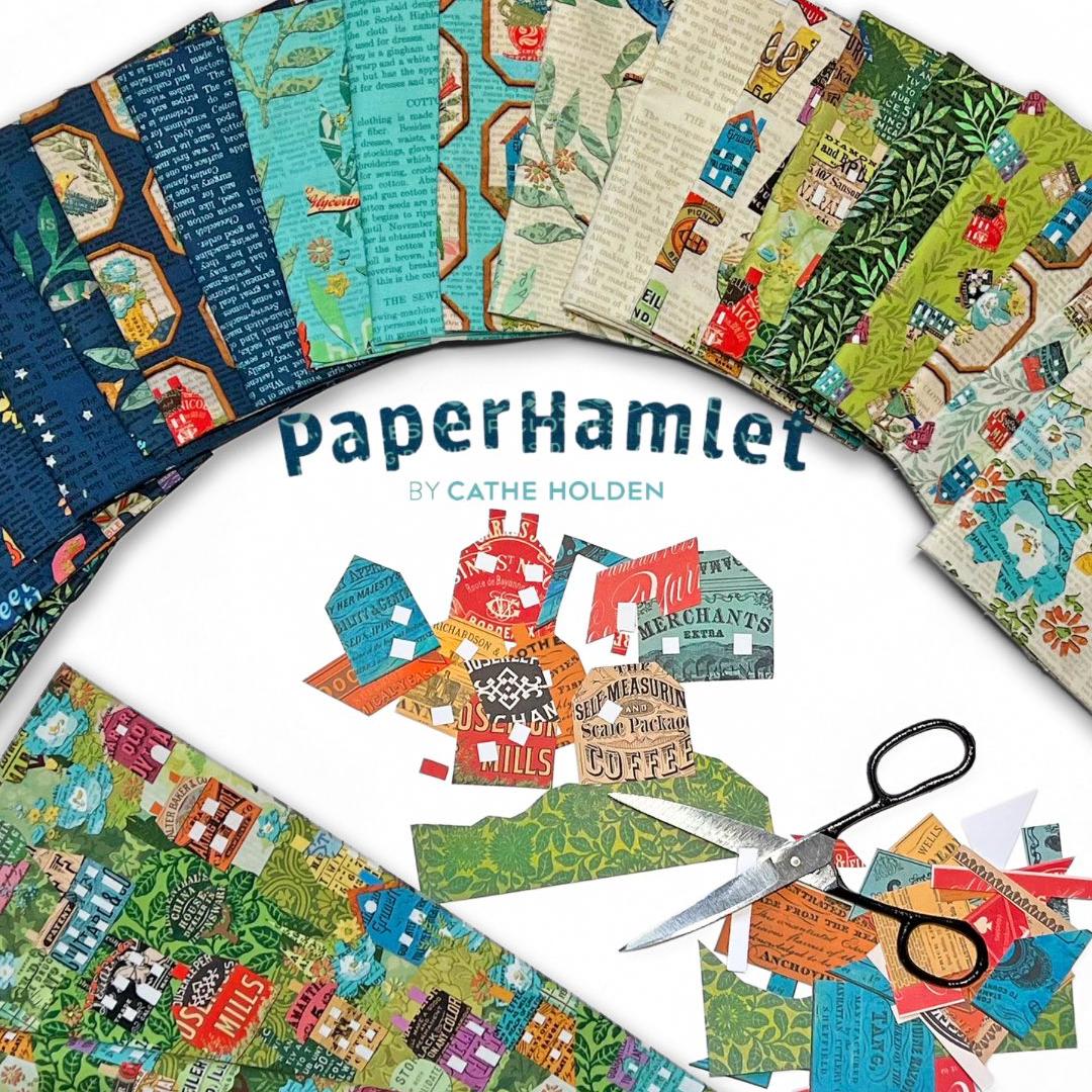 Paper Hamlet Fabric Collection | Cathe Holden | The Sewing Gallery WV