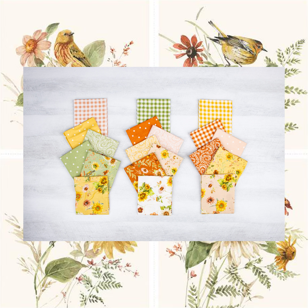 Sunflower Whispers by Lisa Audit for Riley Blake Designs