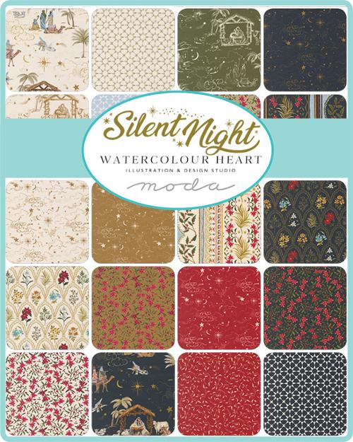 Silent Night Layer Cake by Watercolour Heart