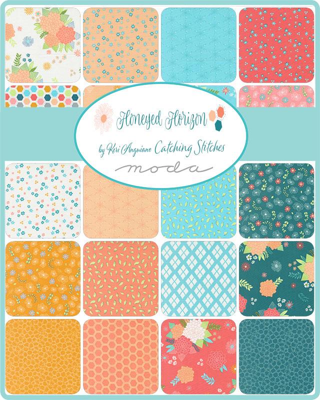 Honeyed Horizon by Catching Stitches - Charm Pack