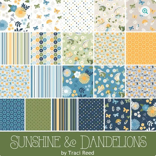 Sunshine & Dandelions - Layer Cake - Riley Blake