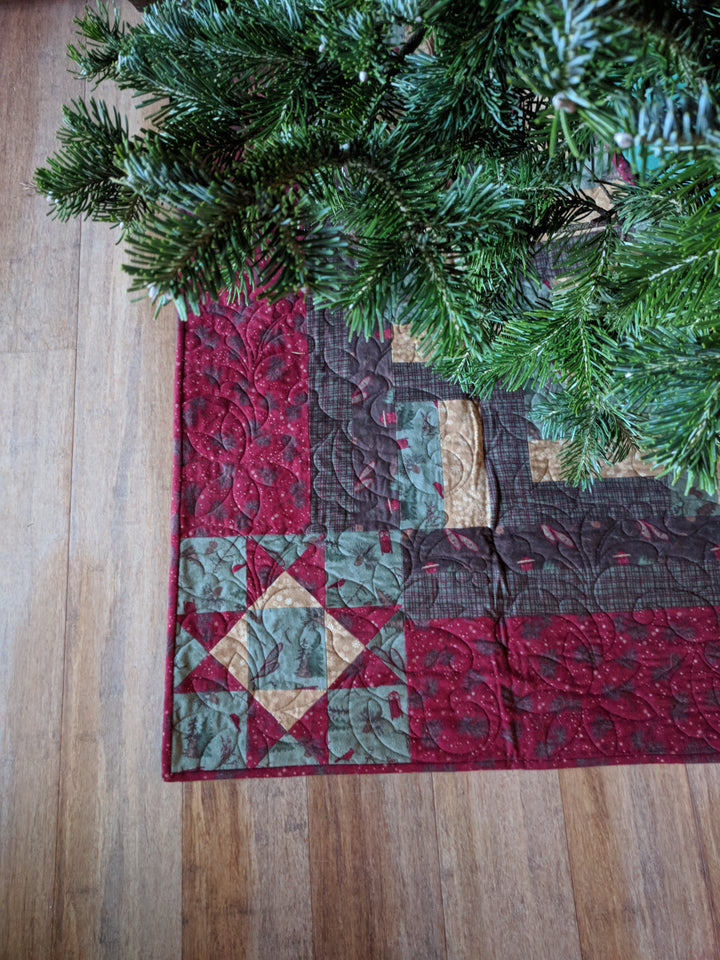 Winter on the Mountain quilt and tree skirt pattern
