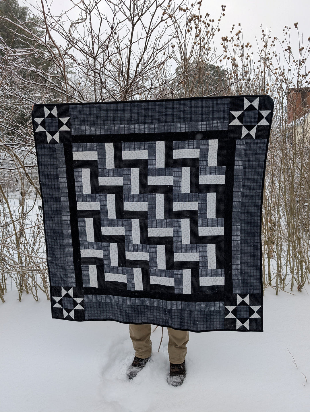 Winter on the Mountain quilt and tree skirt pattern