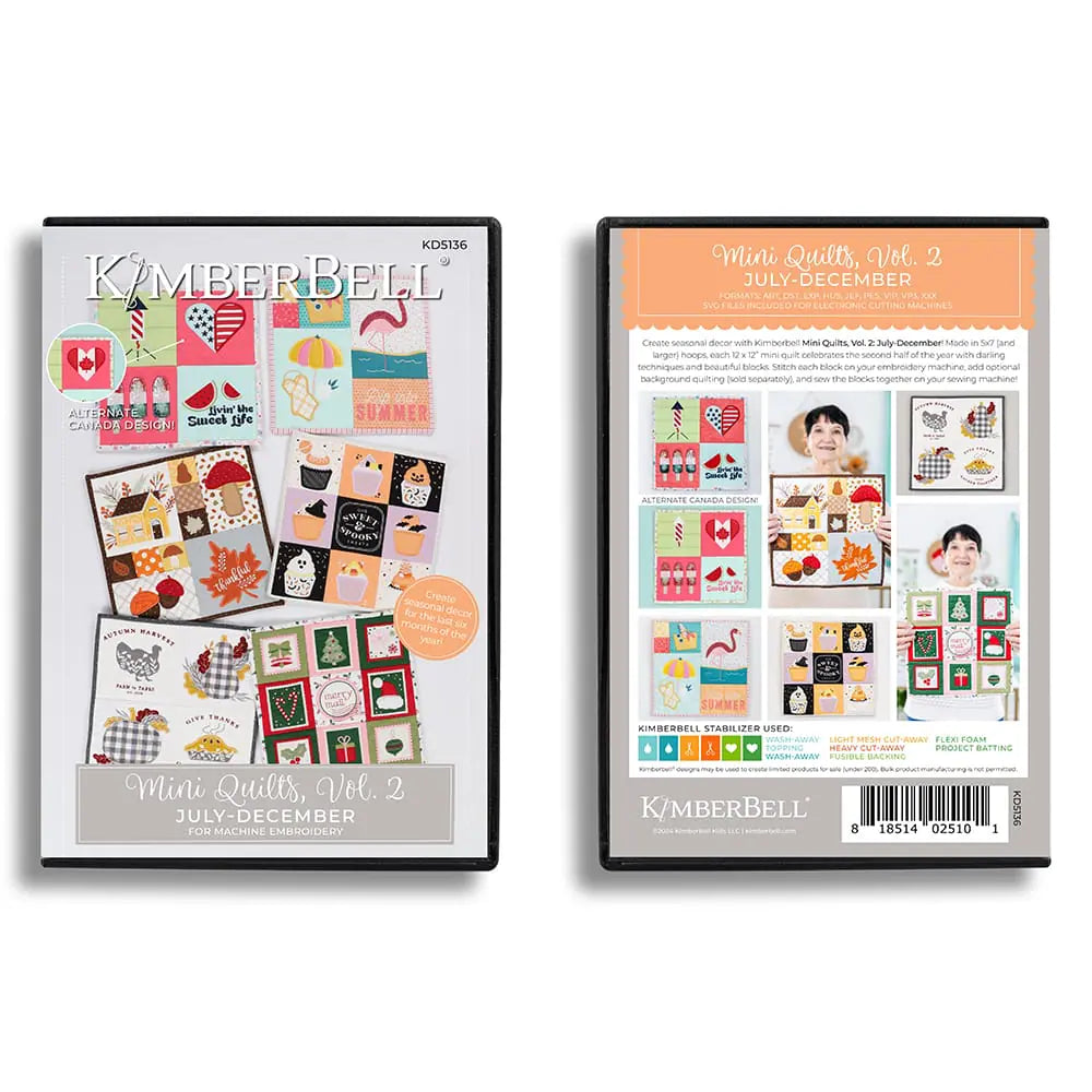 Mini Quilts Volume 2: July - December # KD5136