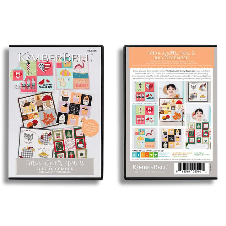 Mini Quilts Volume 2: July - December # KD5136