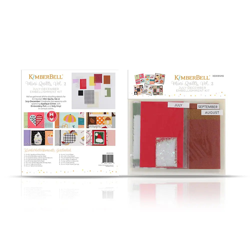 Mini Quilts Volume 2: July - December Embellishment Kit # KDKB1293