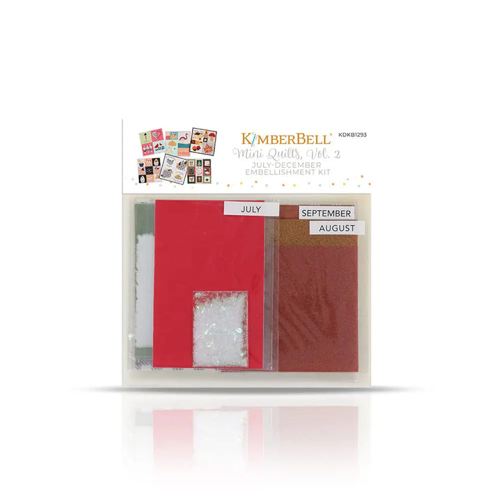 Mini Quilts Volume 2: July - December Embellishment Kit # KDKB1293