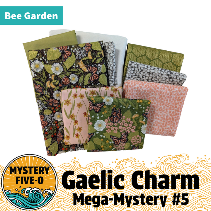 M50 Gaelic Charm Mystery Quilt Kit - Bee Garden