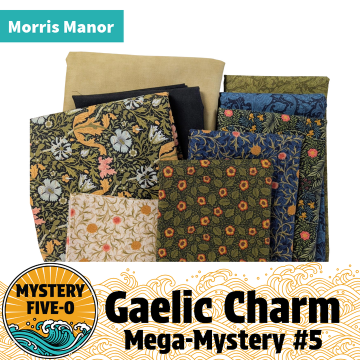 M50 Gaelic Charm Mystery Quilt Kit - Morris Manor
