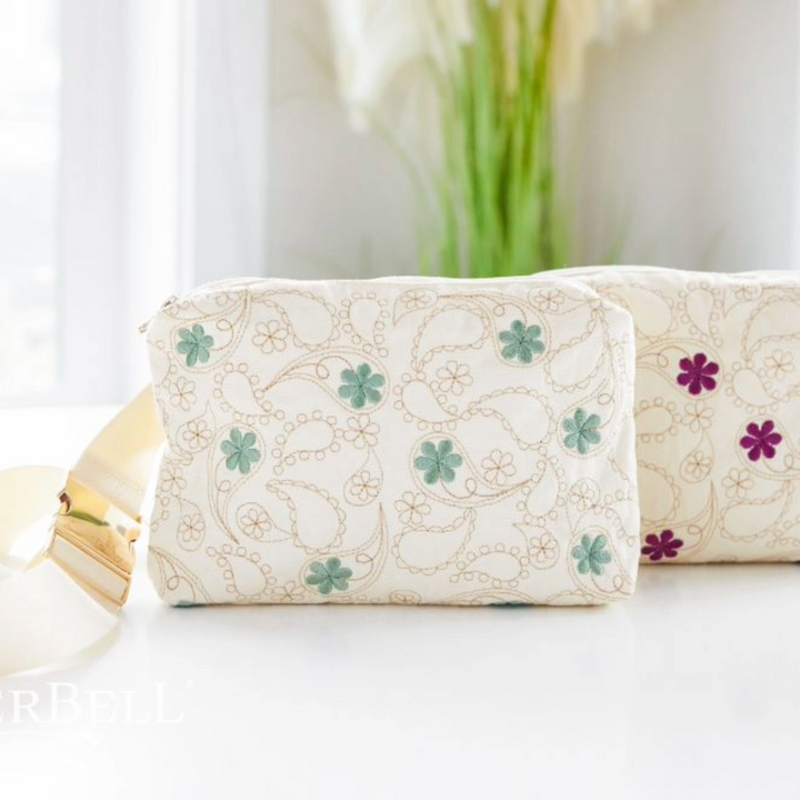 Kimberbell Design Only May 2024 Paisley In Bloom Belt Bag