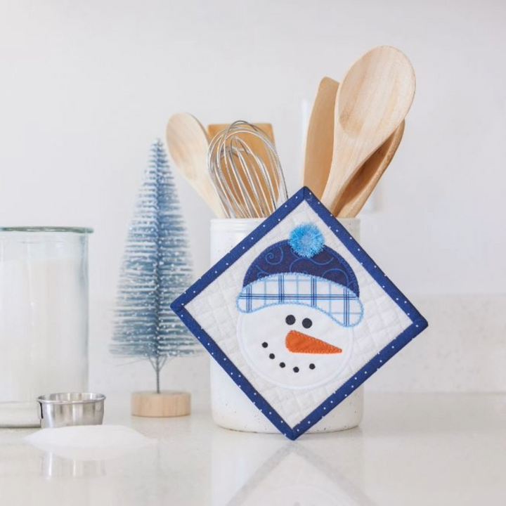 Kimberbell Design Only IT'S SNOW TIME HOT PAD
