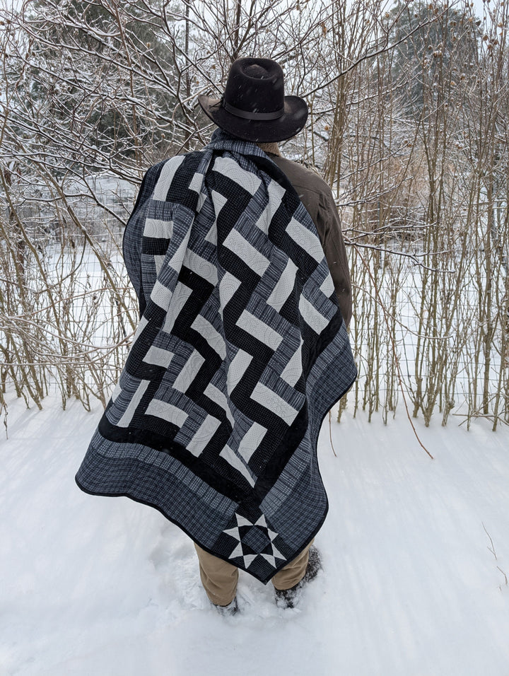 Winter on the Mountain quilt and tree skirt pattern