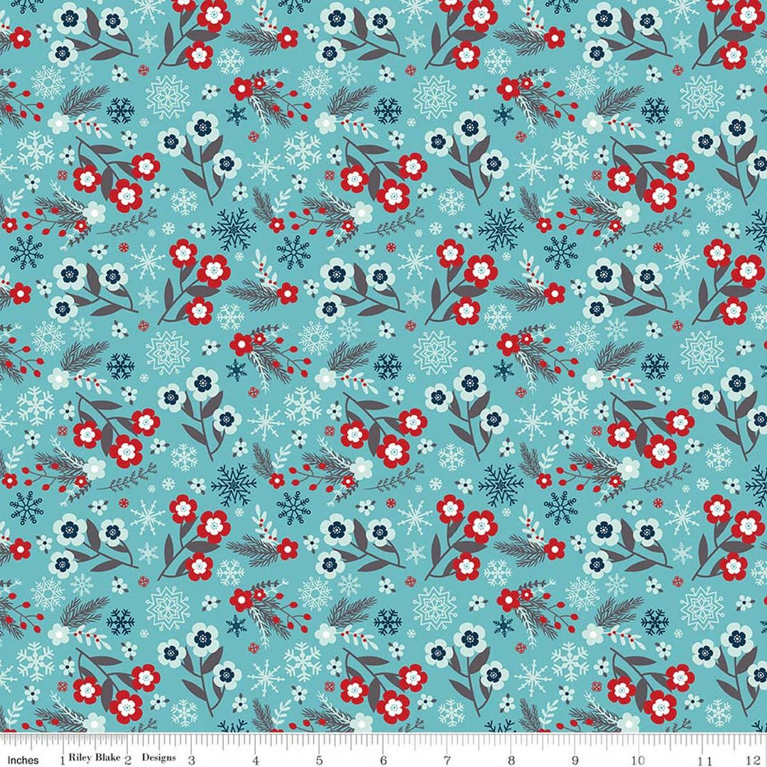 A Perfect Winter - Flowers in Blue