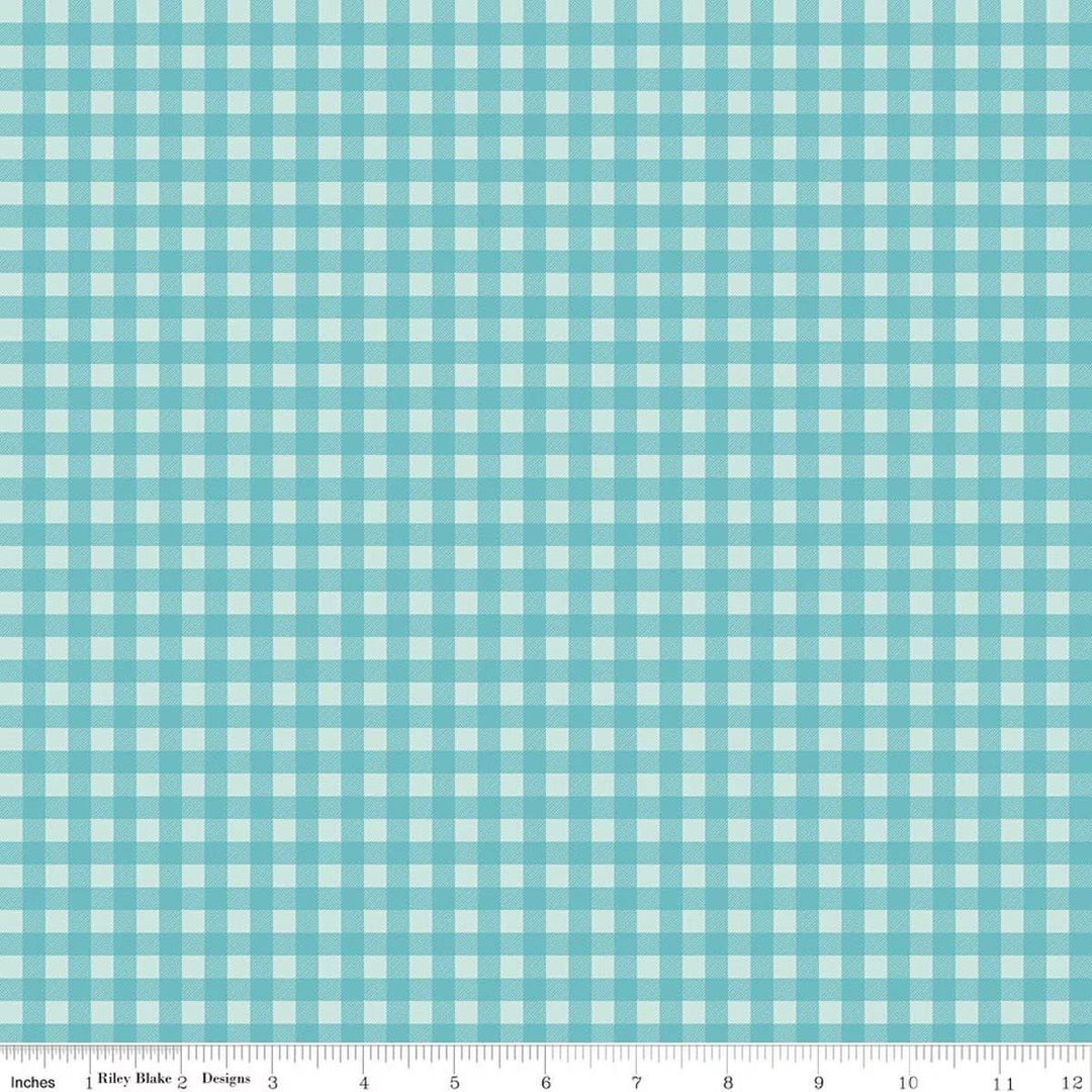 A Perfect Winter - Plaid in Blue