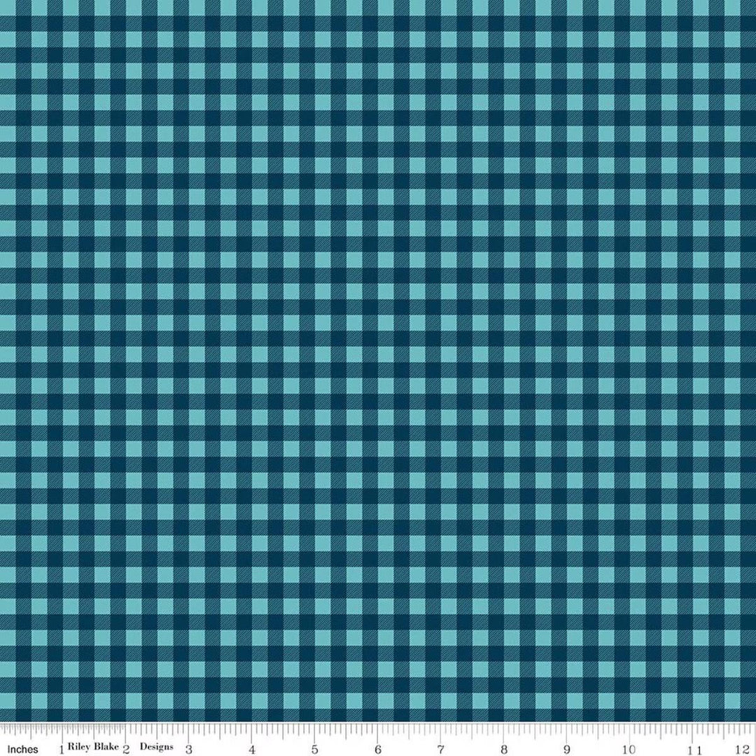 A Perfect Winter - Plaid in Navy