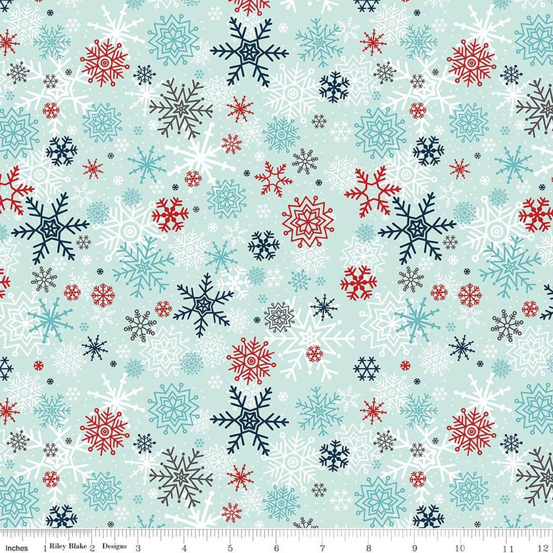 A Perfect Winter - Snowflakes in Powder