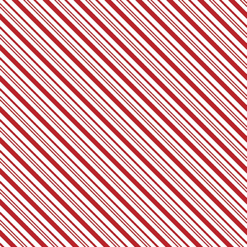 A Perfect Winter - Stripes in Red
