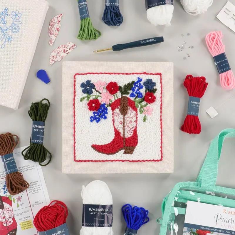 Americana Cowgirl Punch Needle Plus Kit