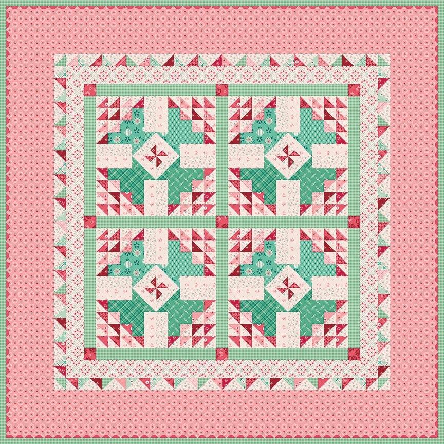 Berry Baskets Table Topper or Baby Quilt Pattern