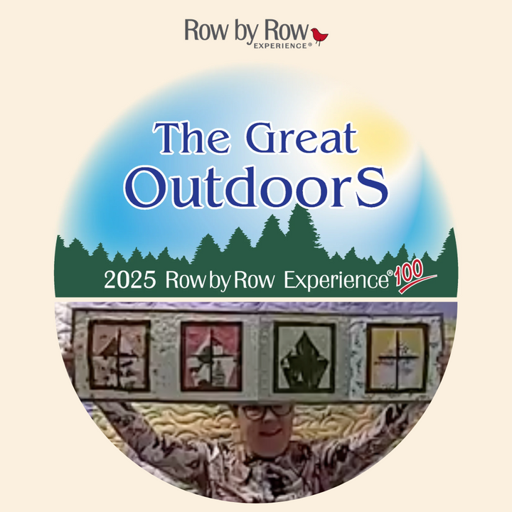 View From My Window - Row By Row 2025 KIT - The Great Outdoors