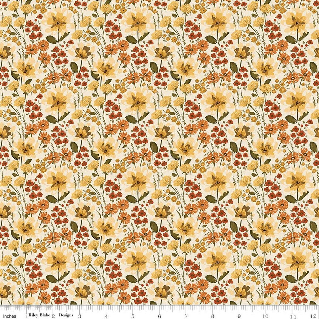Bountiful - Floral in Cream