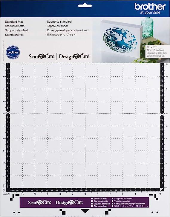 Brother Standard Mat 12”x12”, CAMATSTD12, 12"X12" , White