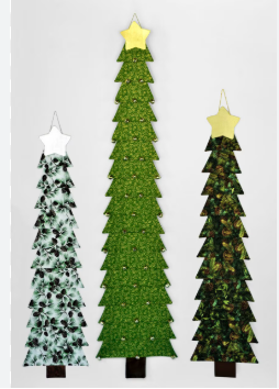Christmas tree wall hanging pattern