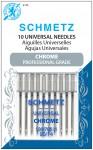 Chrome Universal Schmetz Needle 10 ct, Size 90/14 # 4134