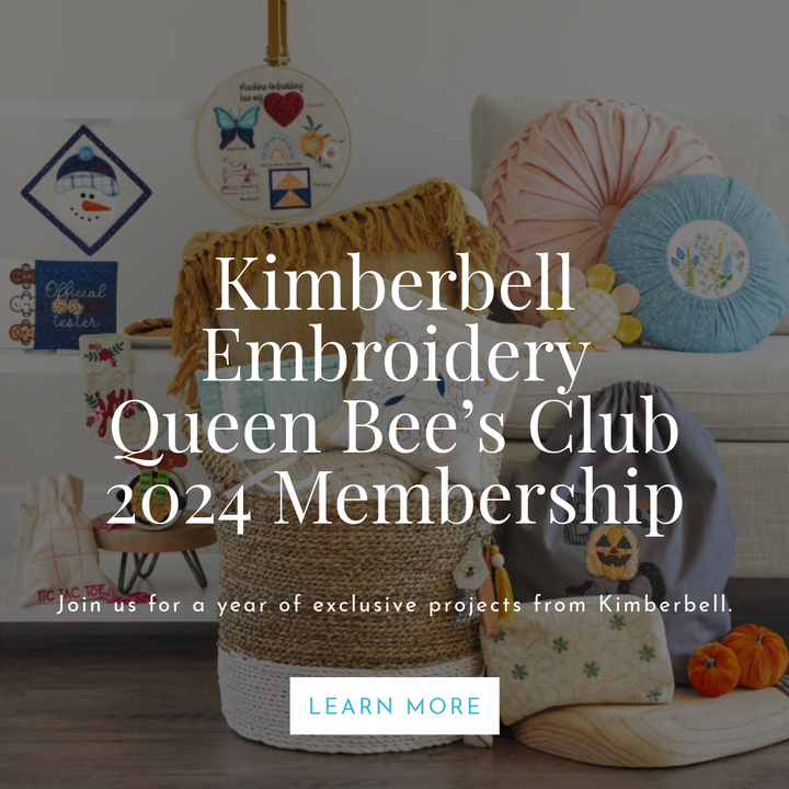 Kimberbell Embroidery "Queeb Bee"Club@The Sewing Gallery
