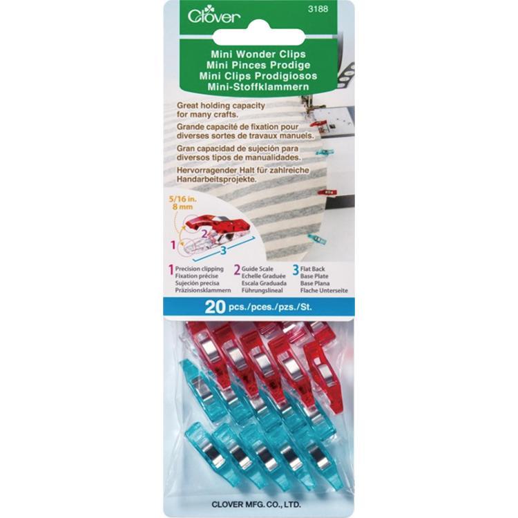 Clover Mini Wonder Clips - 20 count