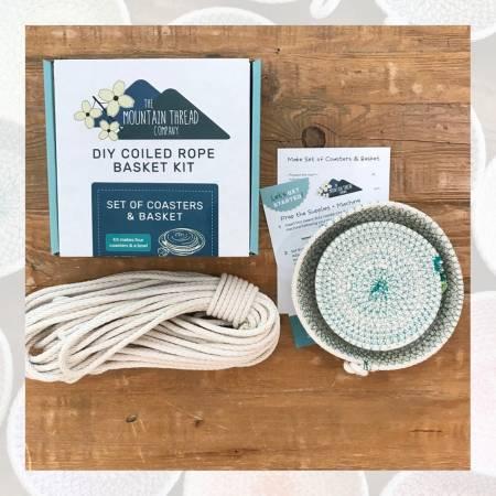 Coiled Rope Basket Kit Coasters & Basket # 1SCBKIT15