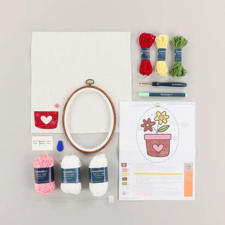 Love Blooms – Punch Needle Plus Kit