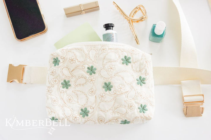 Kimberbell Design Only May 2024 Paisley In Bloom Belt Bag